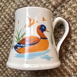 Vintage Duck Coffee Mug No Spill Coffee Cup